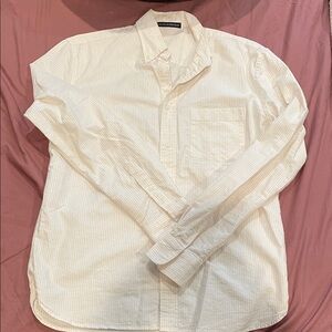 Brand Melville Cream Button-Up Shirt